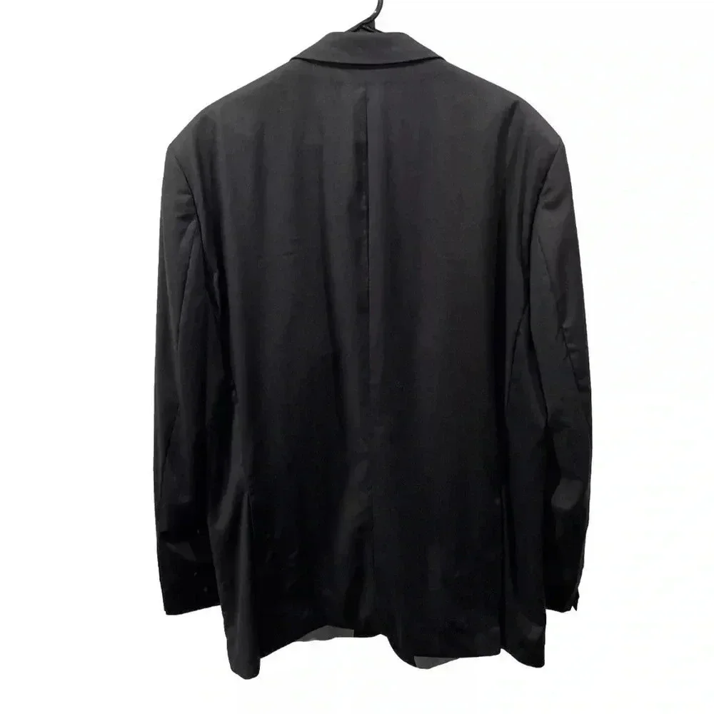 Hugo Boss Pasolini Movie Charcoal Grey 2 Button Super 100 Wool Blazer Jacket 46L